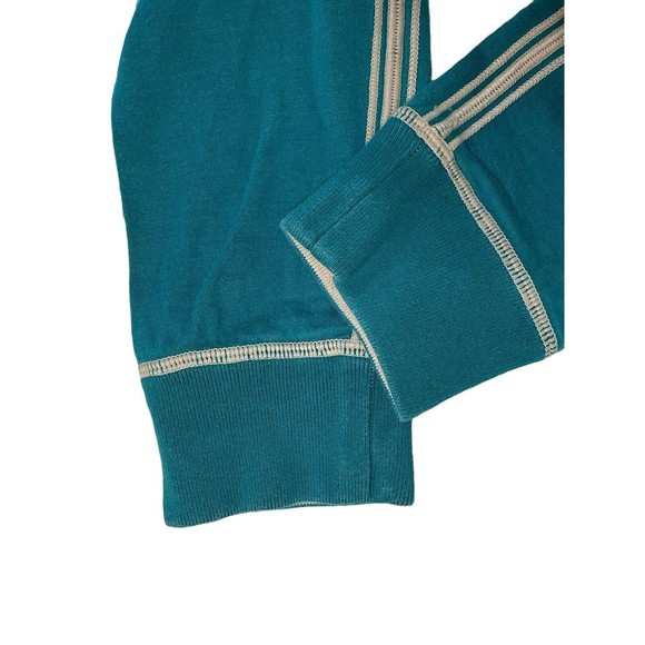 Tommy Bahama Reversible Teal Women's S‎ Blue 1/2 Zip Mock Neck Sweater Pullover - Picture 7 of 11